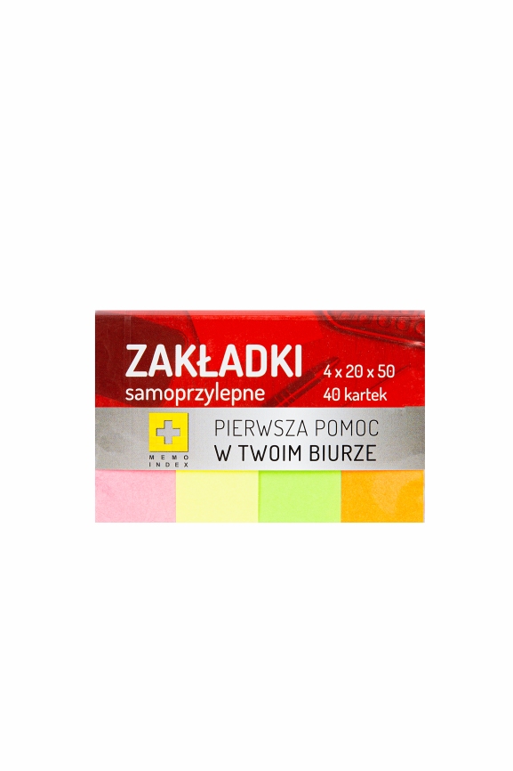 Zakładki indeksujące Dalpo 20x50 4kol. 40k.